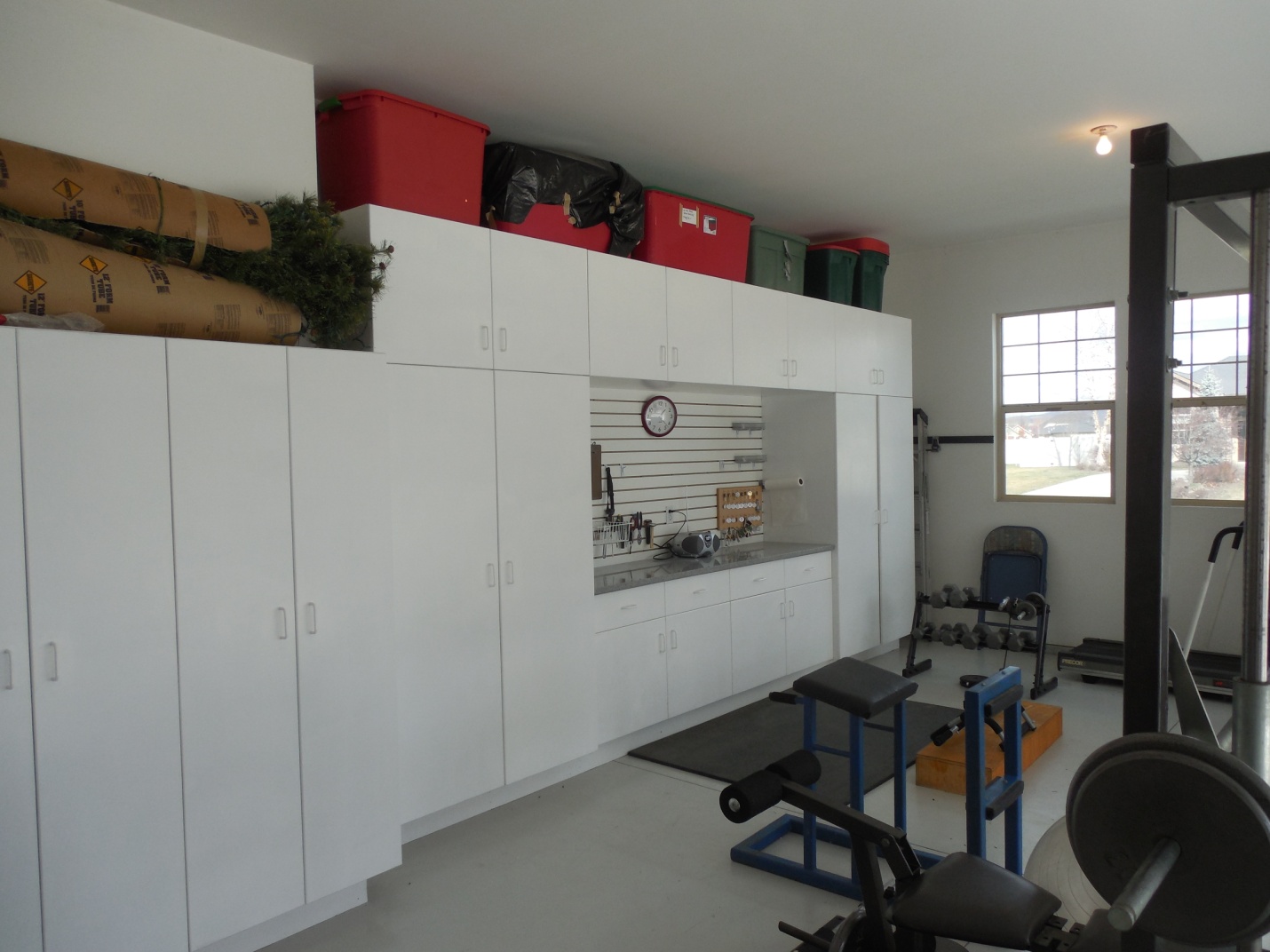 Garage = Gym + Storage > Idaho Storage Solutions